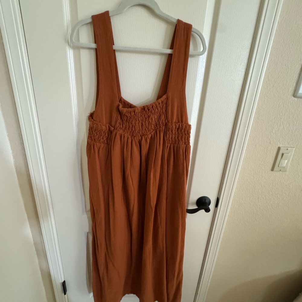 Free People Rust Sleeveless Dress